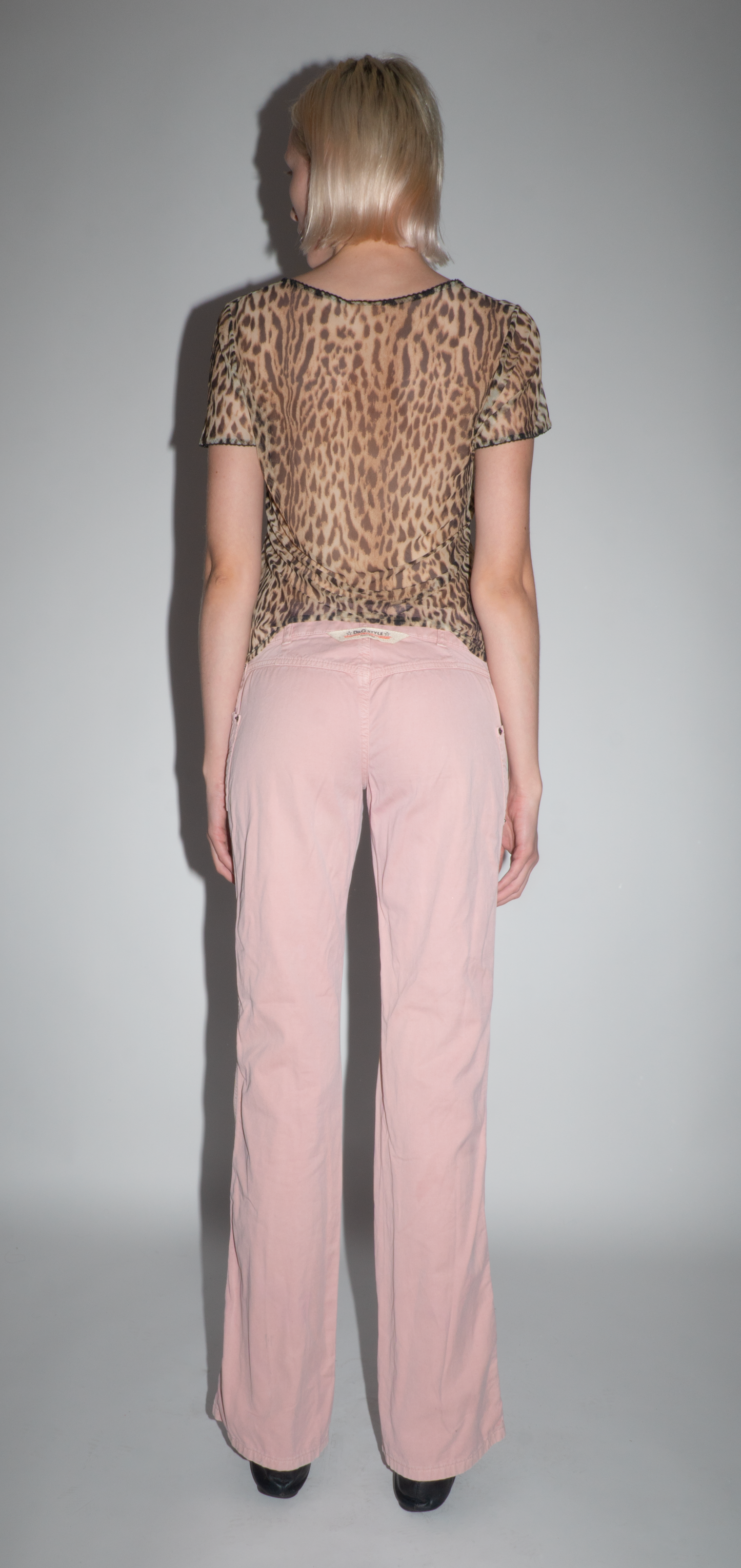 Dolce Gabbana Pink Flare Trouser