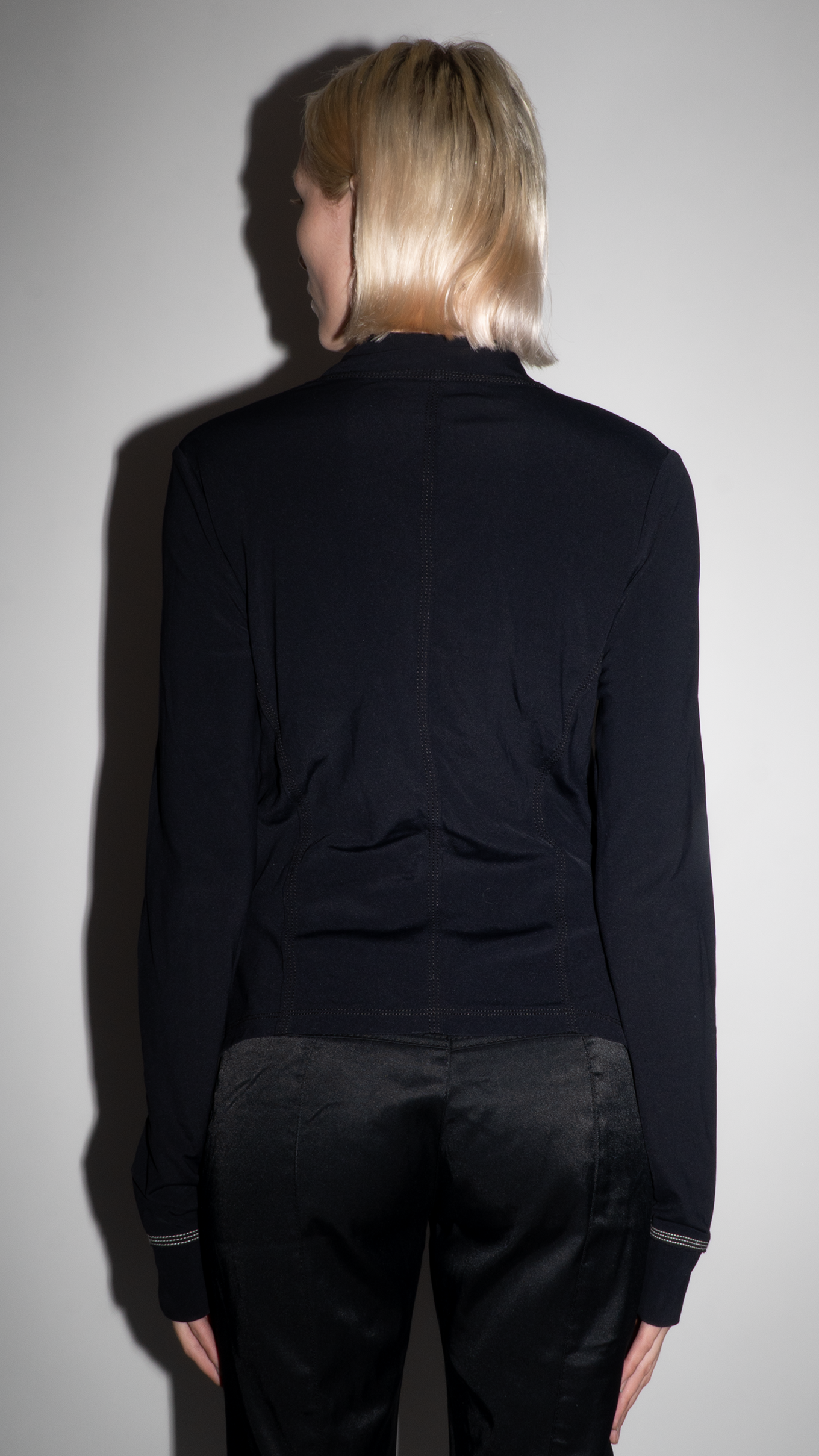 Marithé + François Girbaud Navy Zip Up Jacket