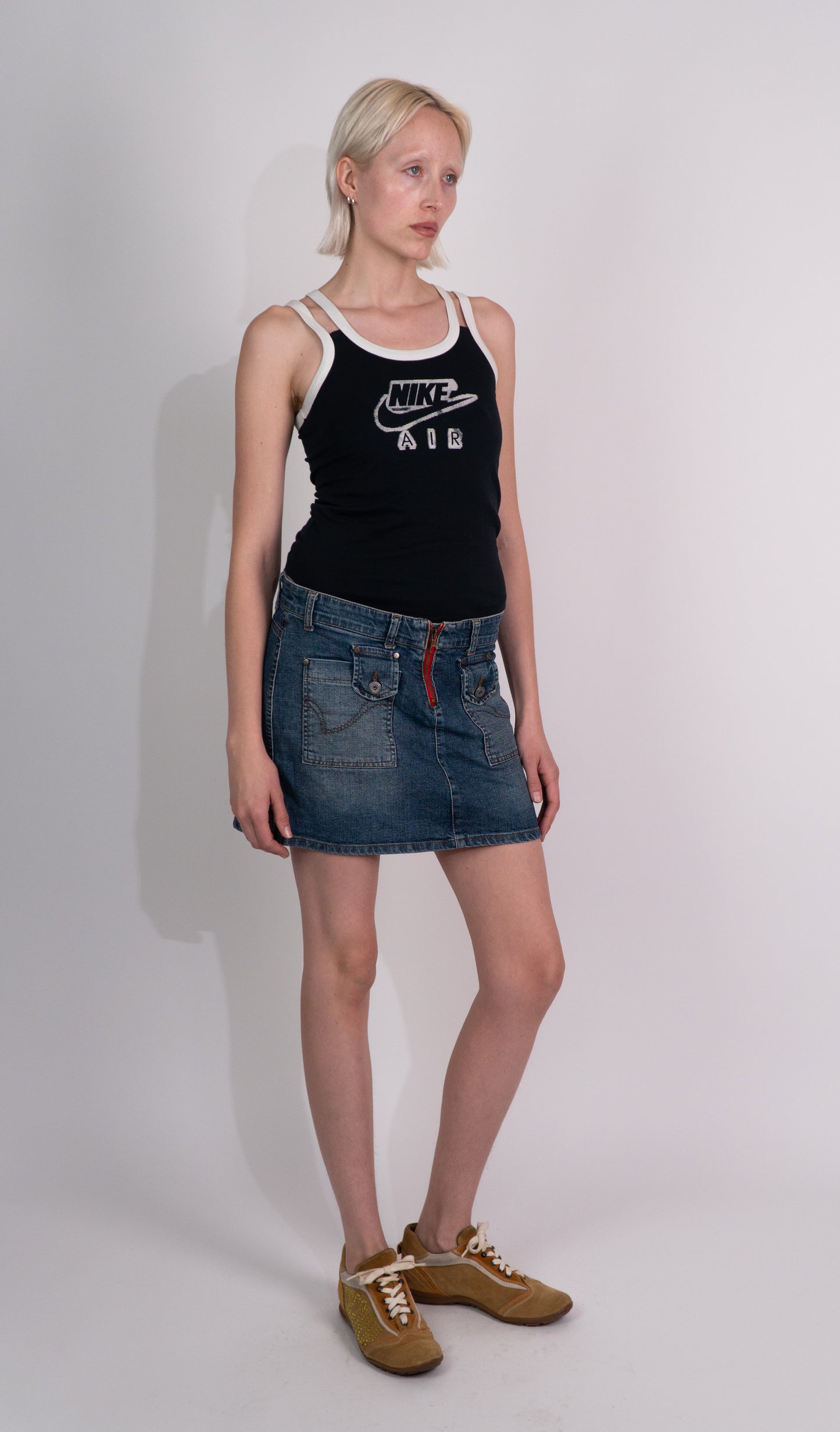 Denim Mini Skirt