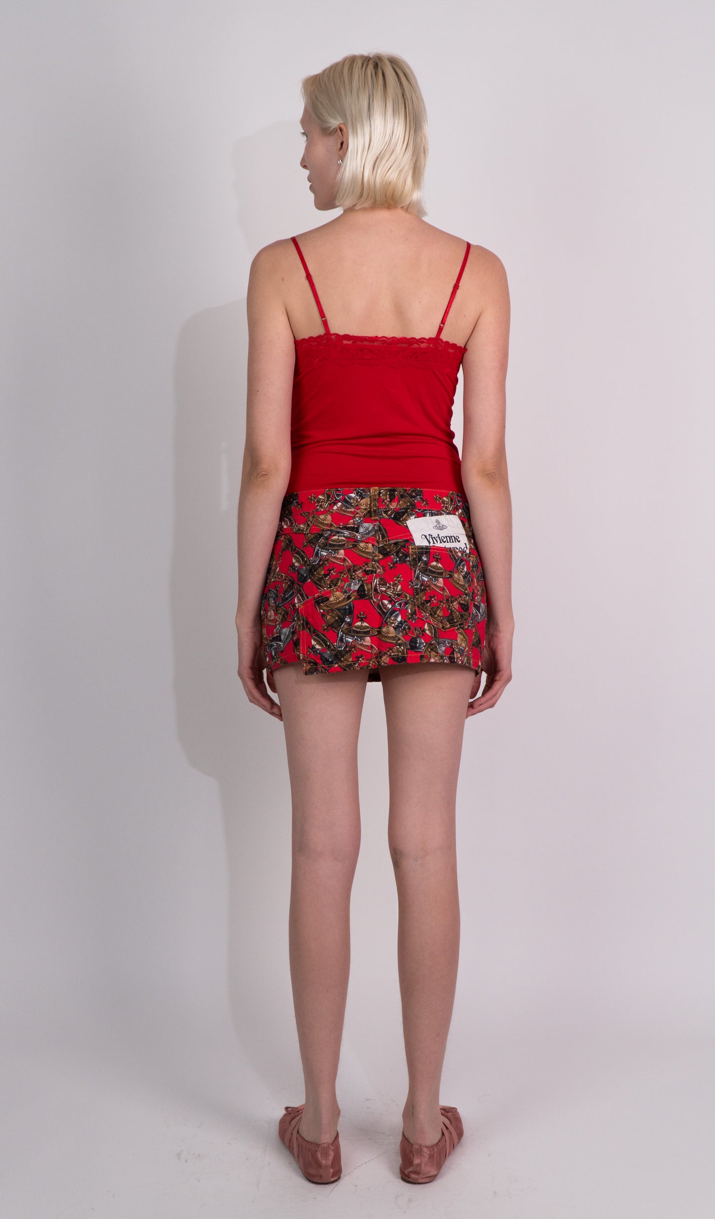 Vivienne Westwood Foam Crazy Orb-Print Mini Skirt