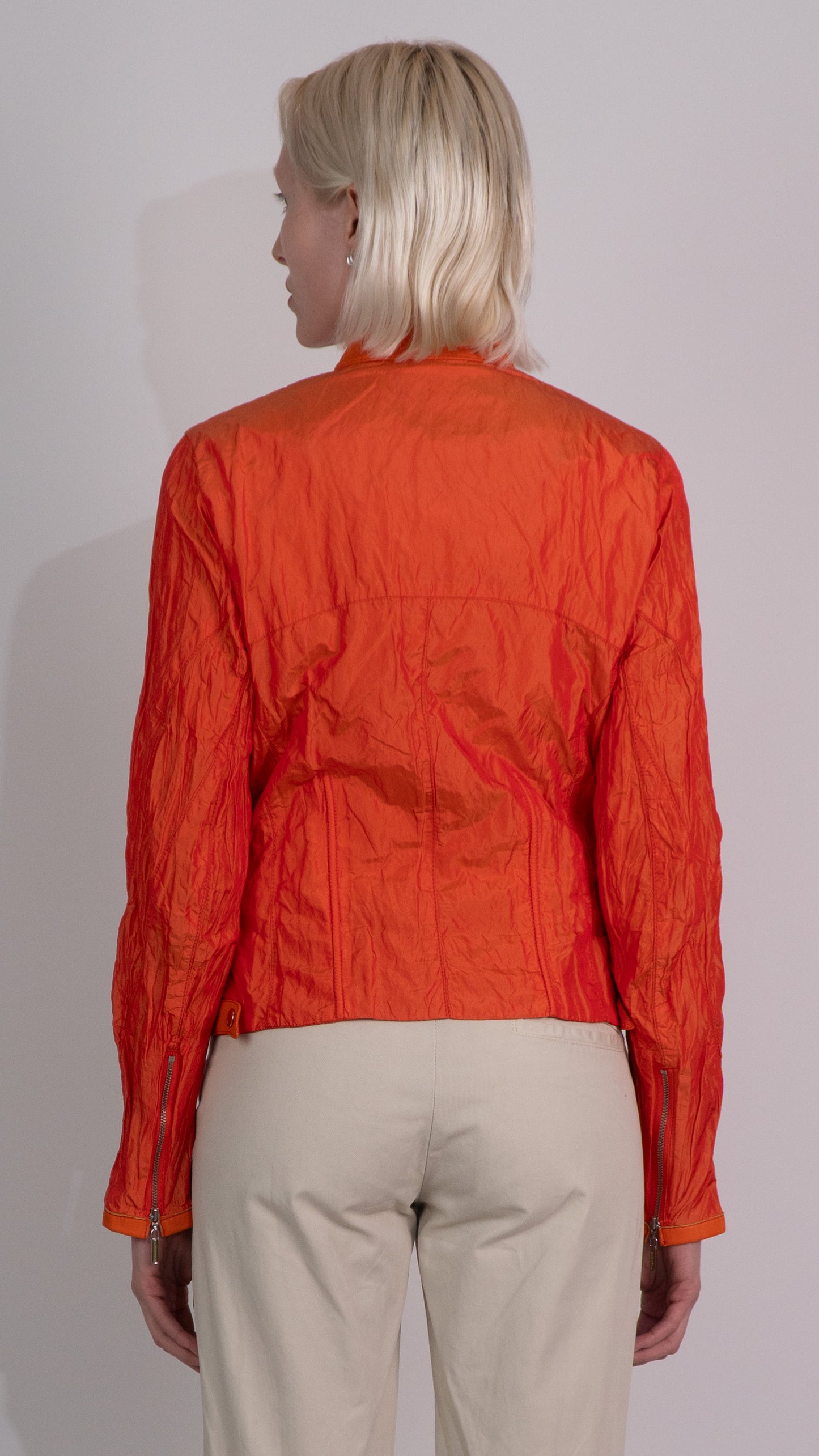 Versace Sport Orange Zip Up Jacket