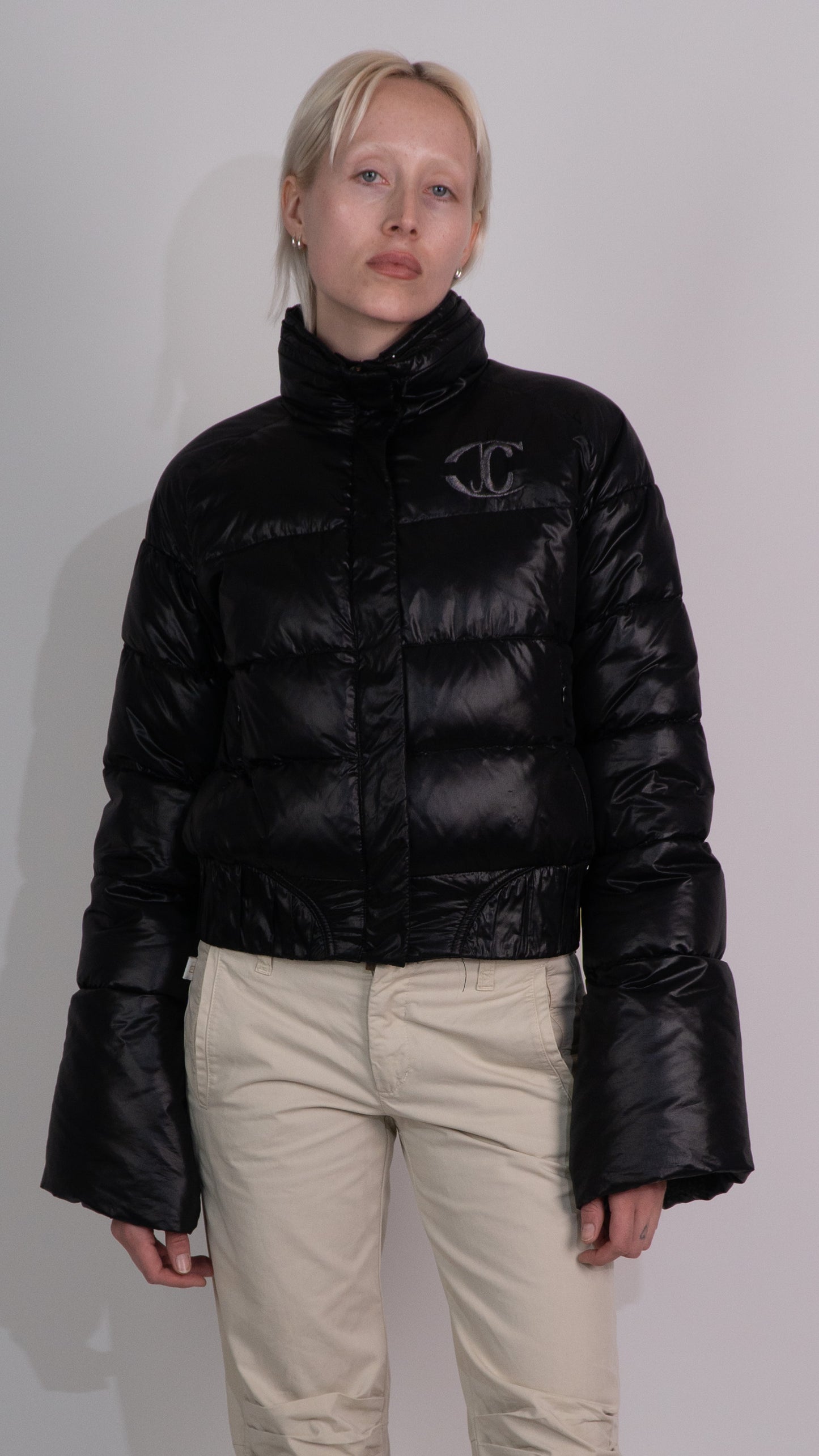 Just Cavalli Black Puffer Jacket