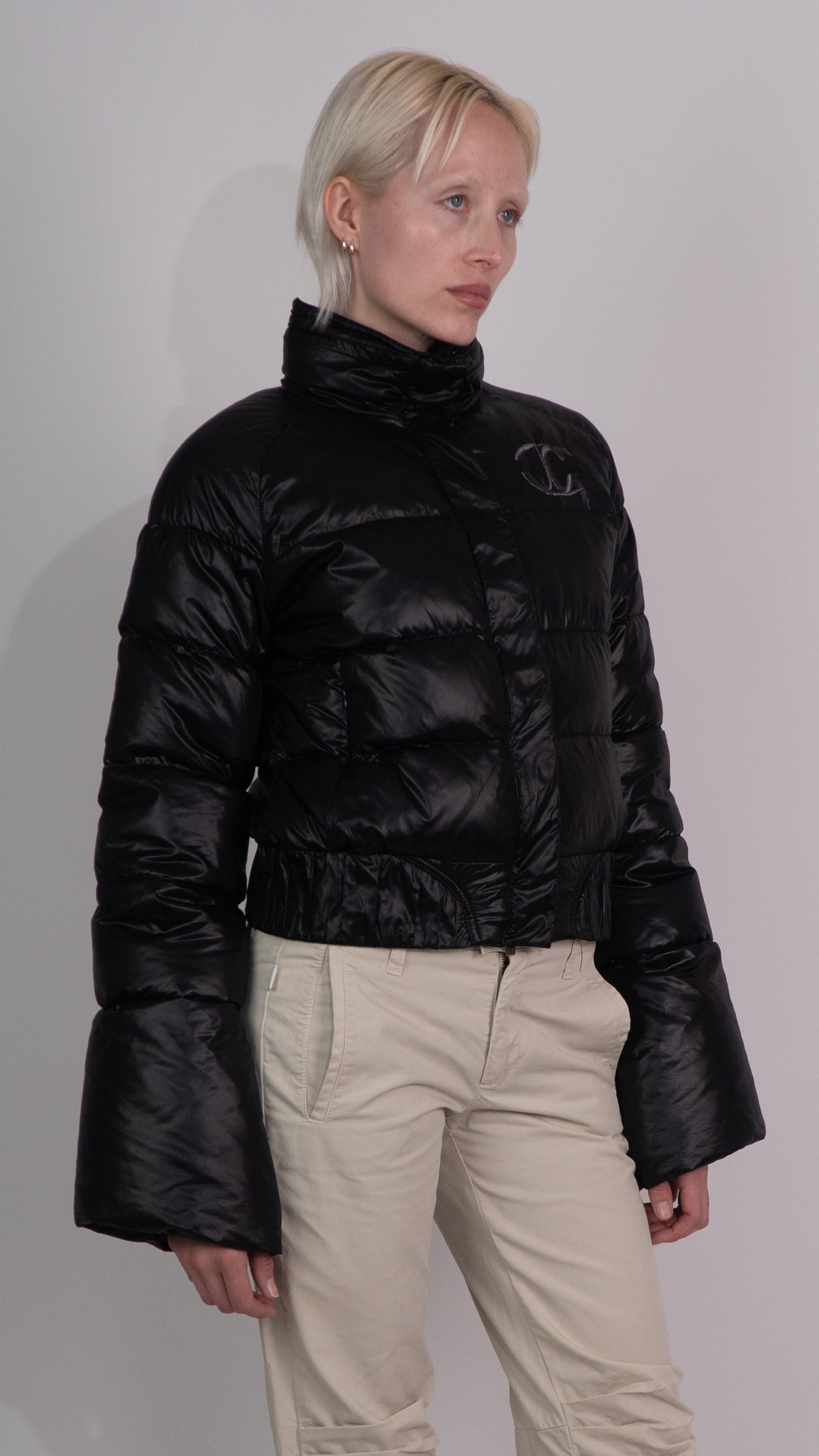 Just Cavalli Black Puffer Jacket