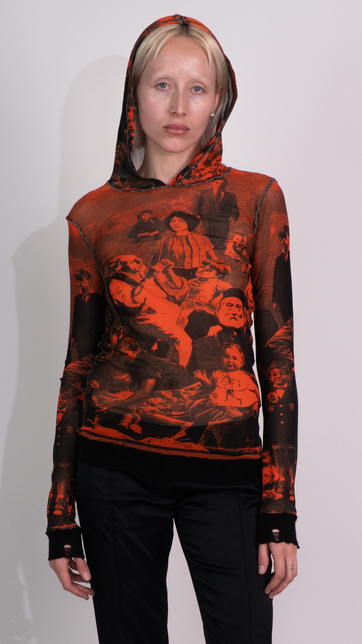 Jean Paul Gaultier S/S 1998 Long-Sleeve Hooded Top