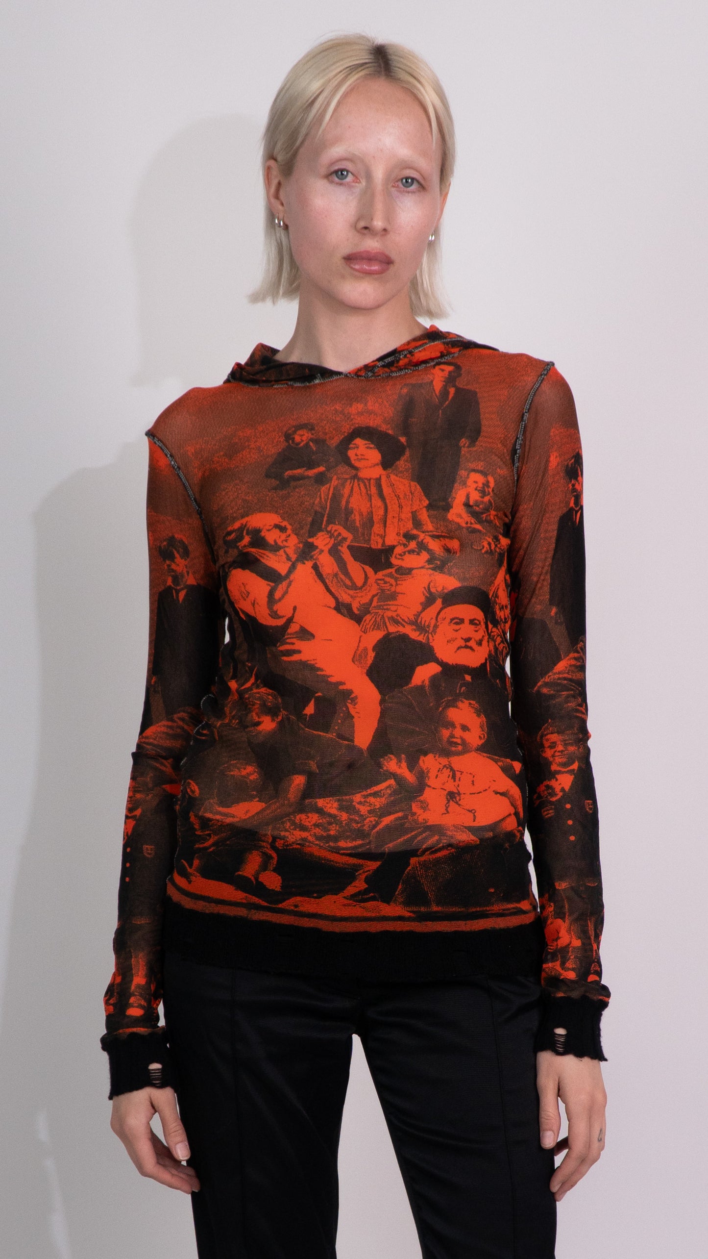 Jean Paul Gaultier S/S 1998 Long-Sleeve Hooded Top