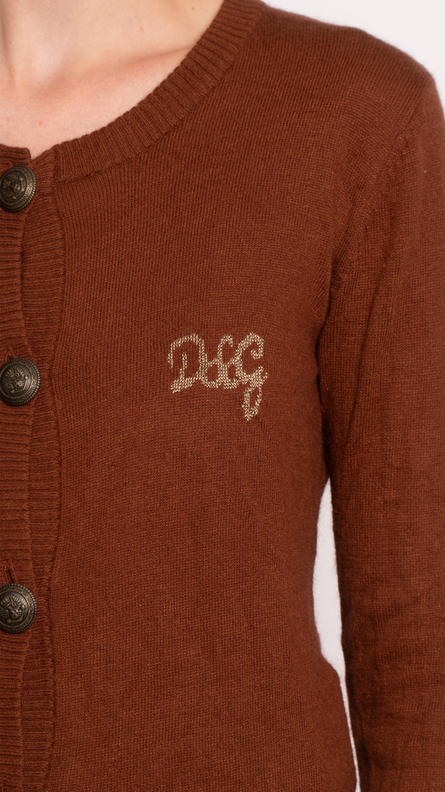 Dolce Gabbana Button Up Cardigan