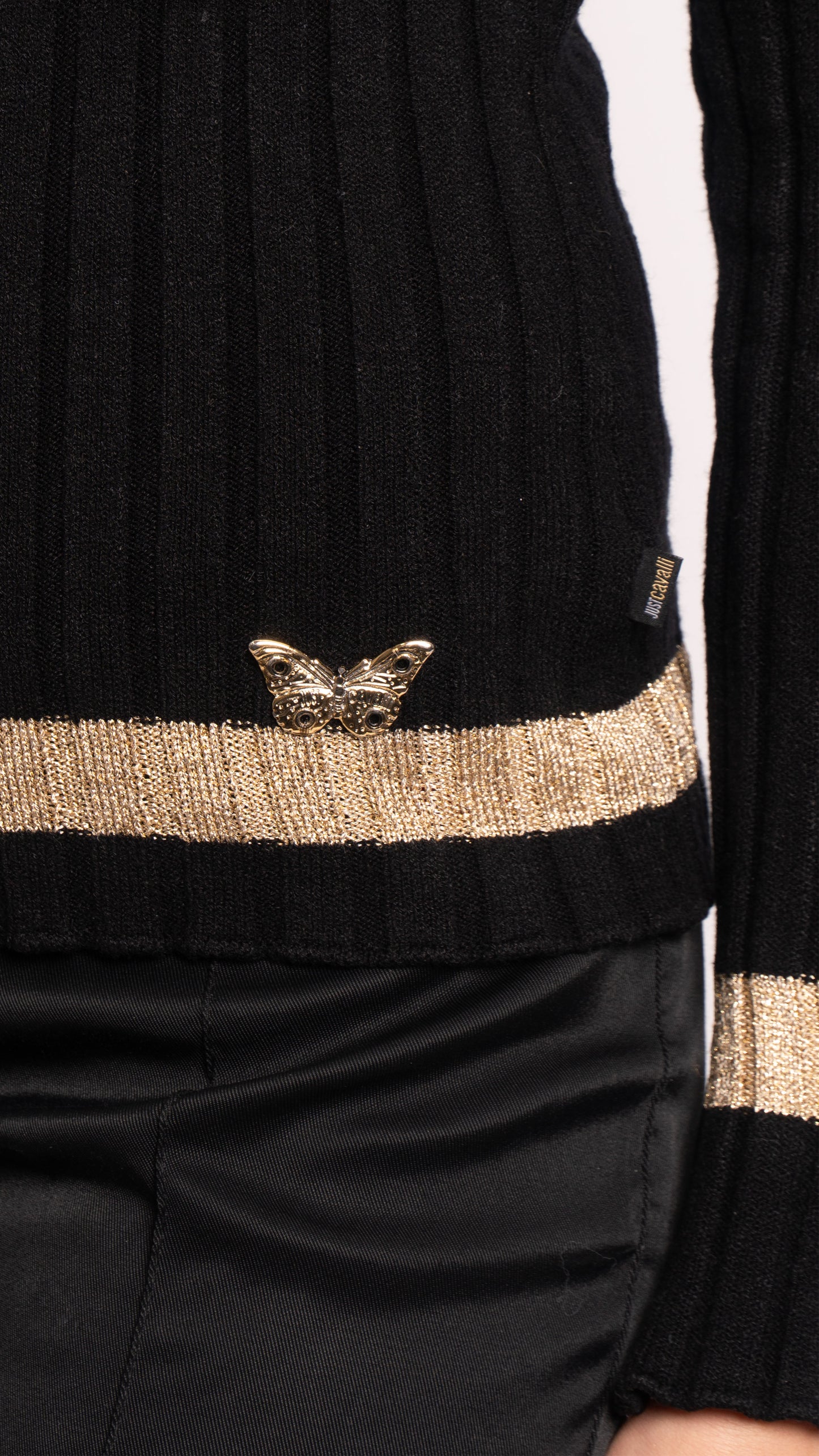 Just Cavalli Long Sleeve Zip Up Top