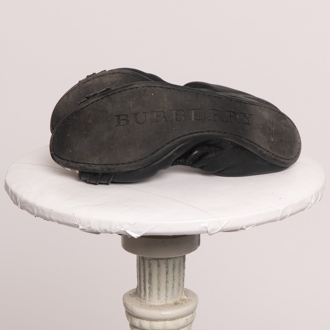 Burberry Black Ballet Flats