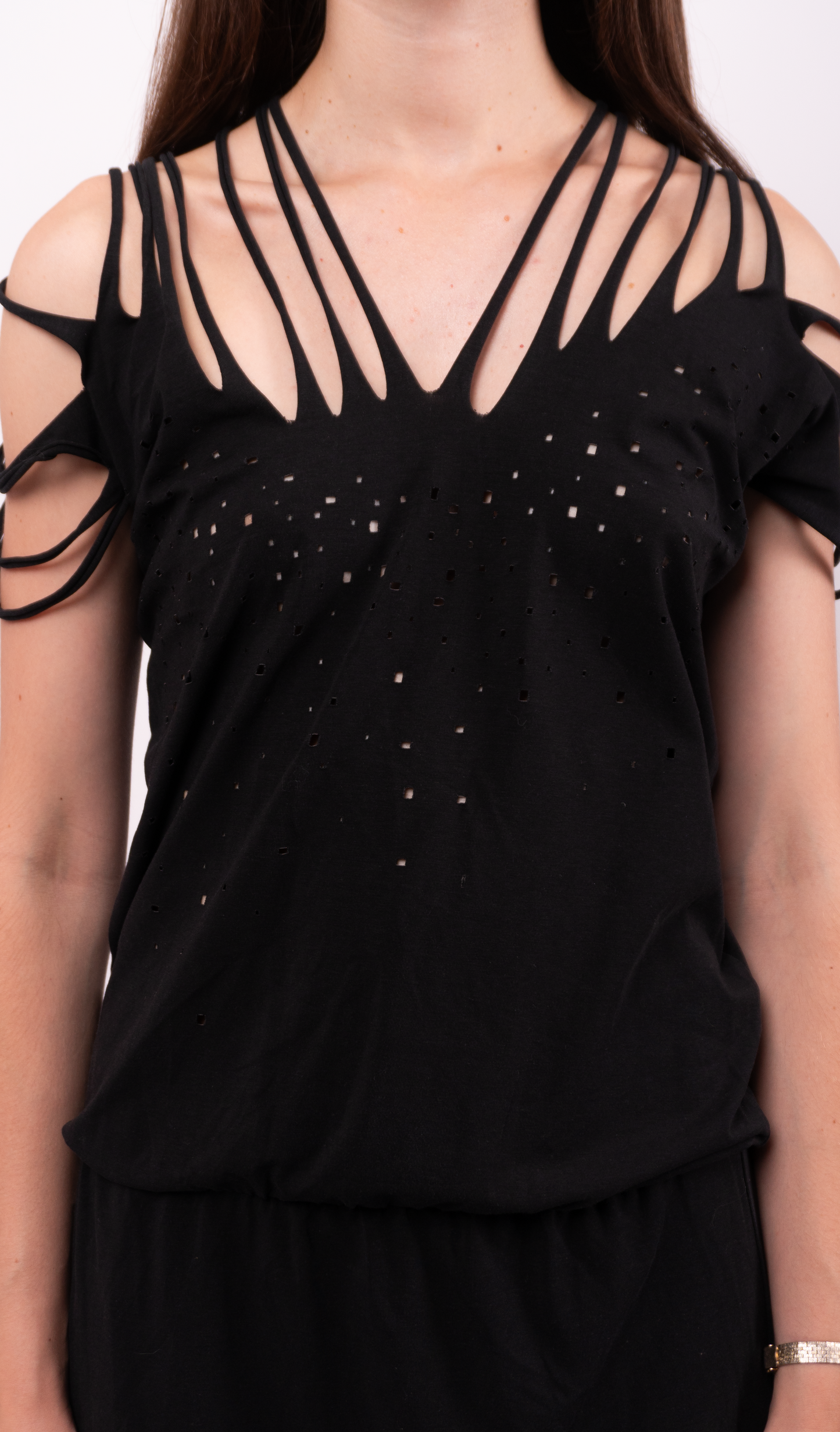 Cop Copine Distressed T-Shirt Dress