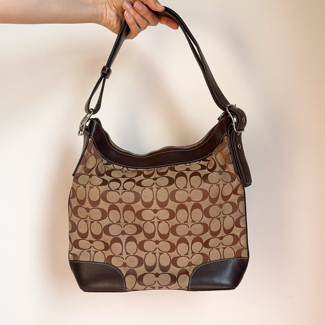 Coach Monogram Shoulder Bag