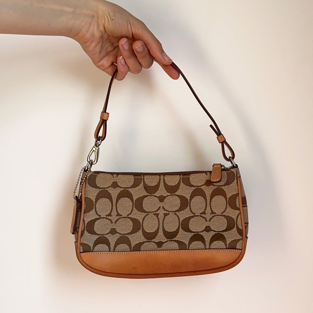 Coach Monogram Shoulder Bag