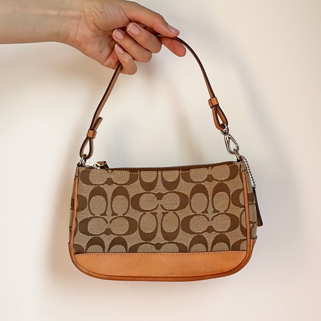 Coach Monogram Shoulder Bag