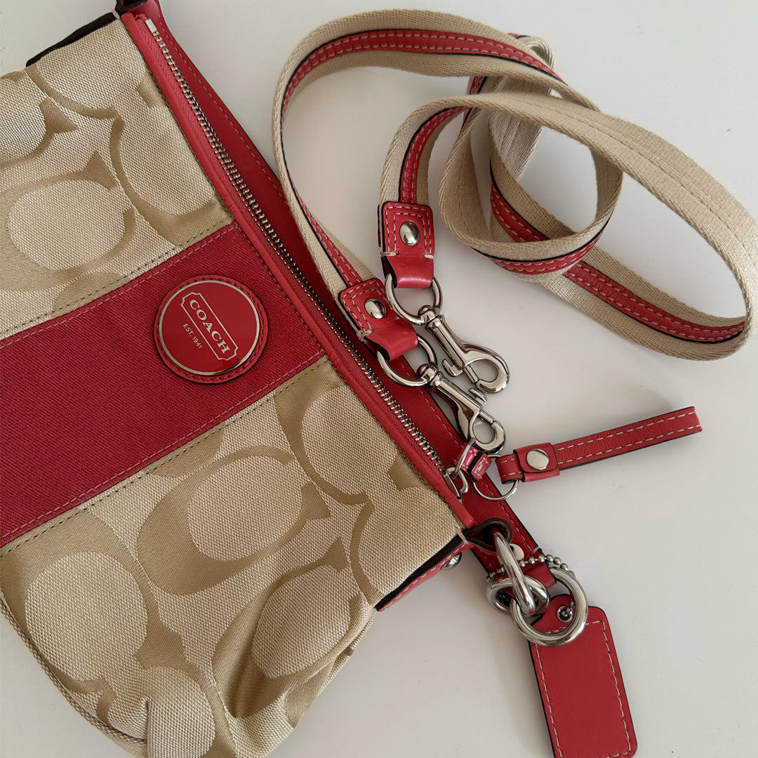 Coach Monogram Shoulder Bag