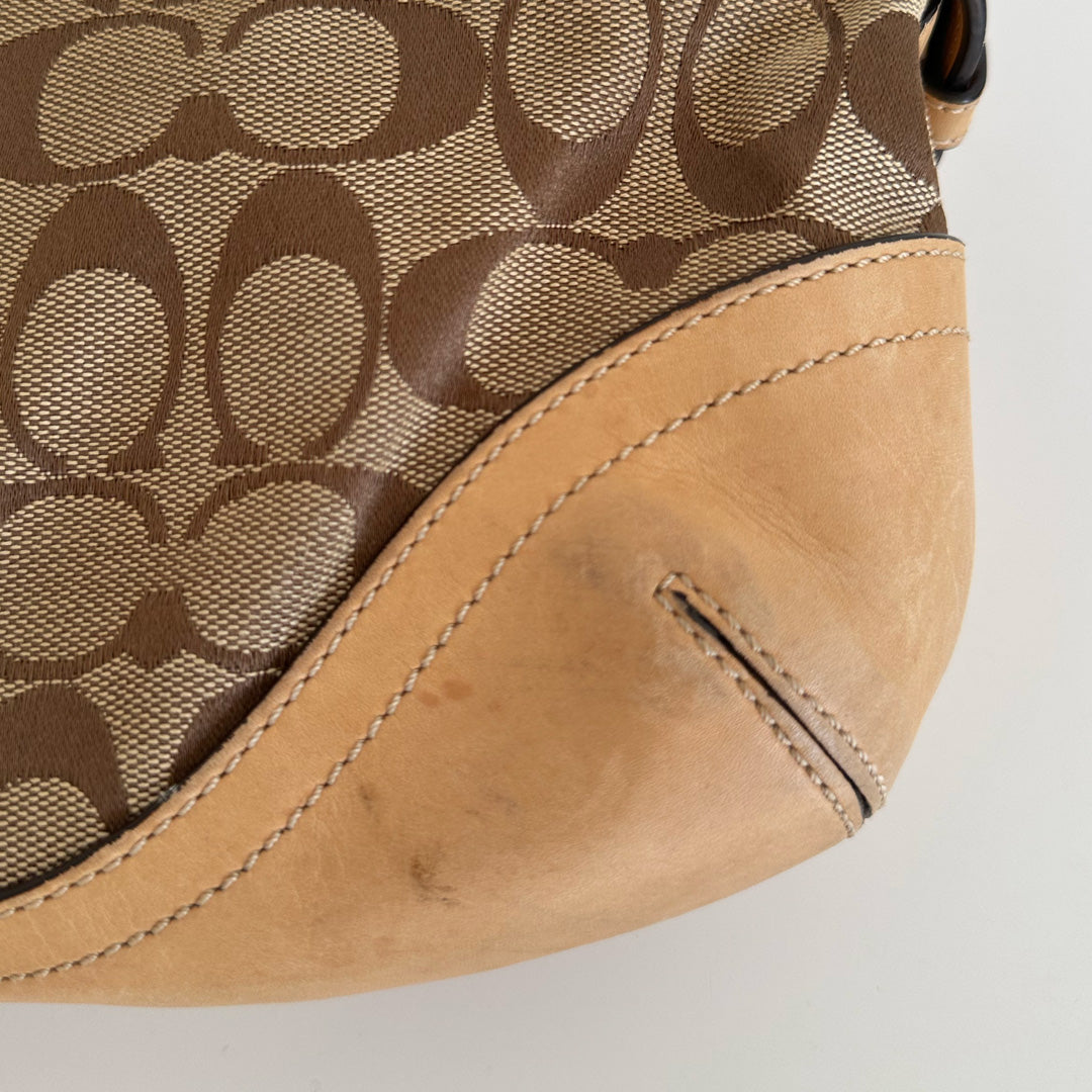 Coach Monogram Shoulder Bag
