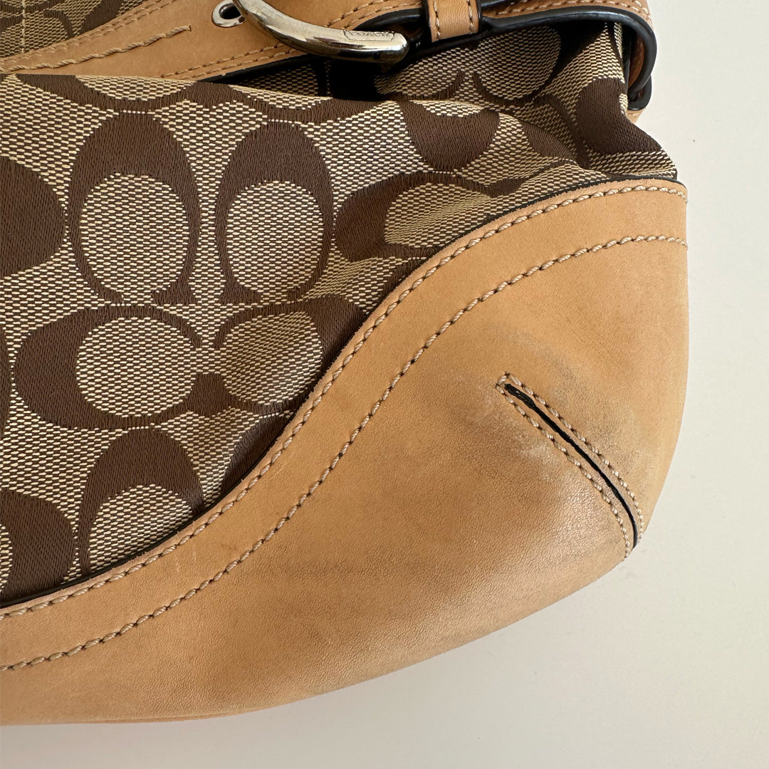 Coach Monogram Shoulder Bag