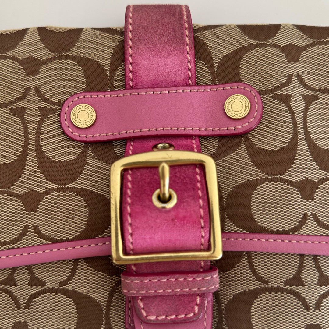 Coach Monogram Shoulder Bag