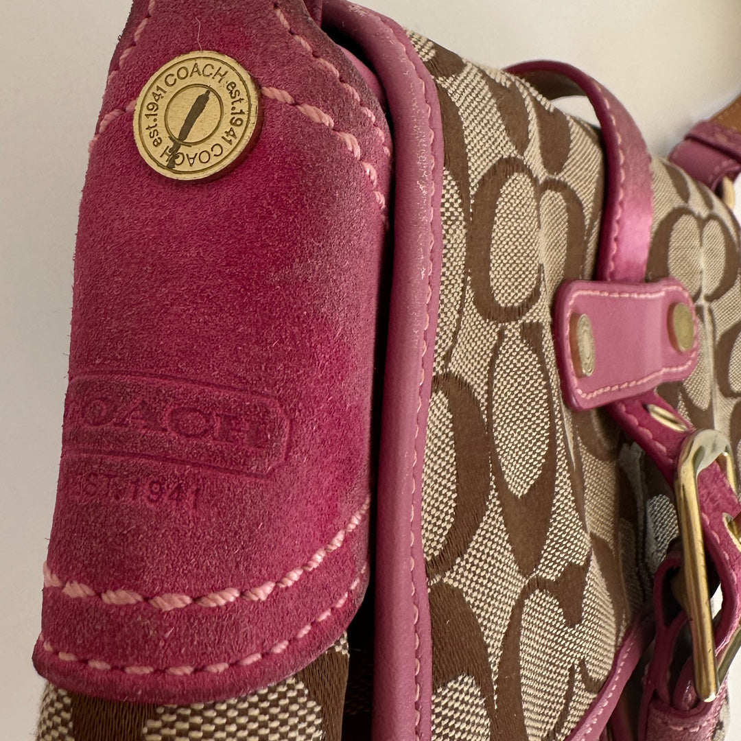 Coach Monogram Shoulder Bag
