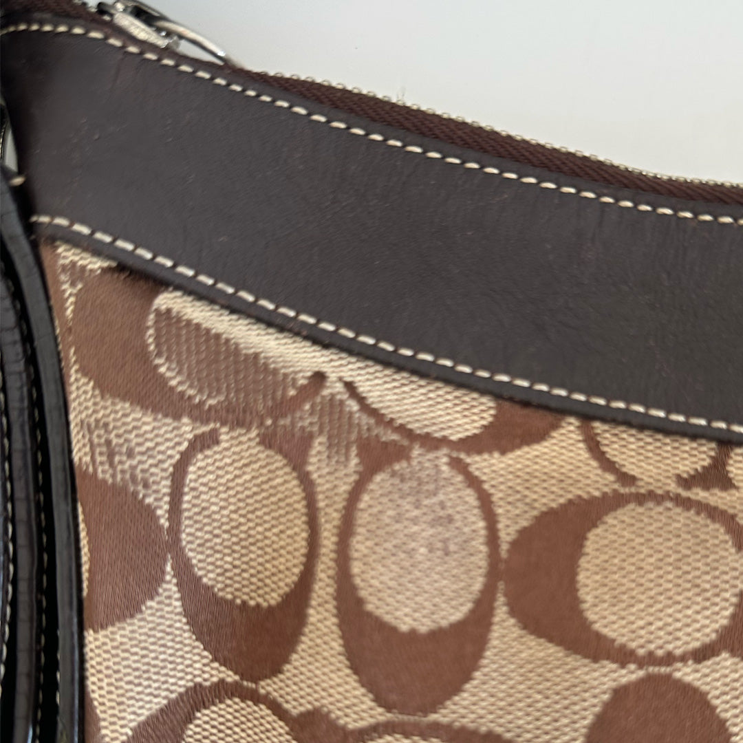 Coach Monogram Shoulder Bag