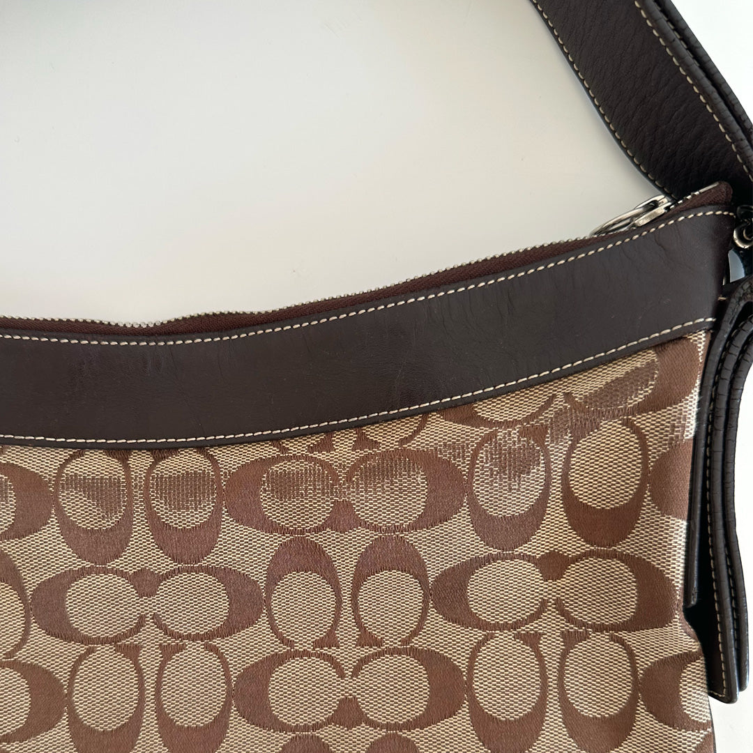 Coach Monogram Shoulder Bag