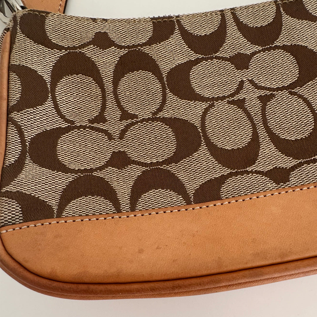 Coach Monogram Shoulder Bag