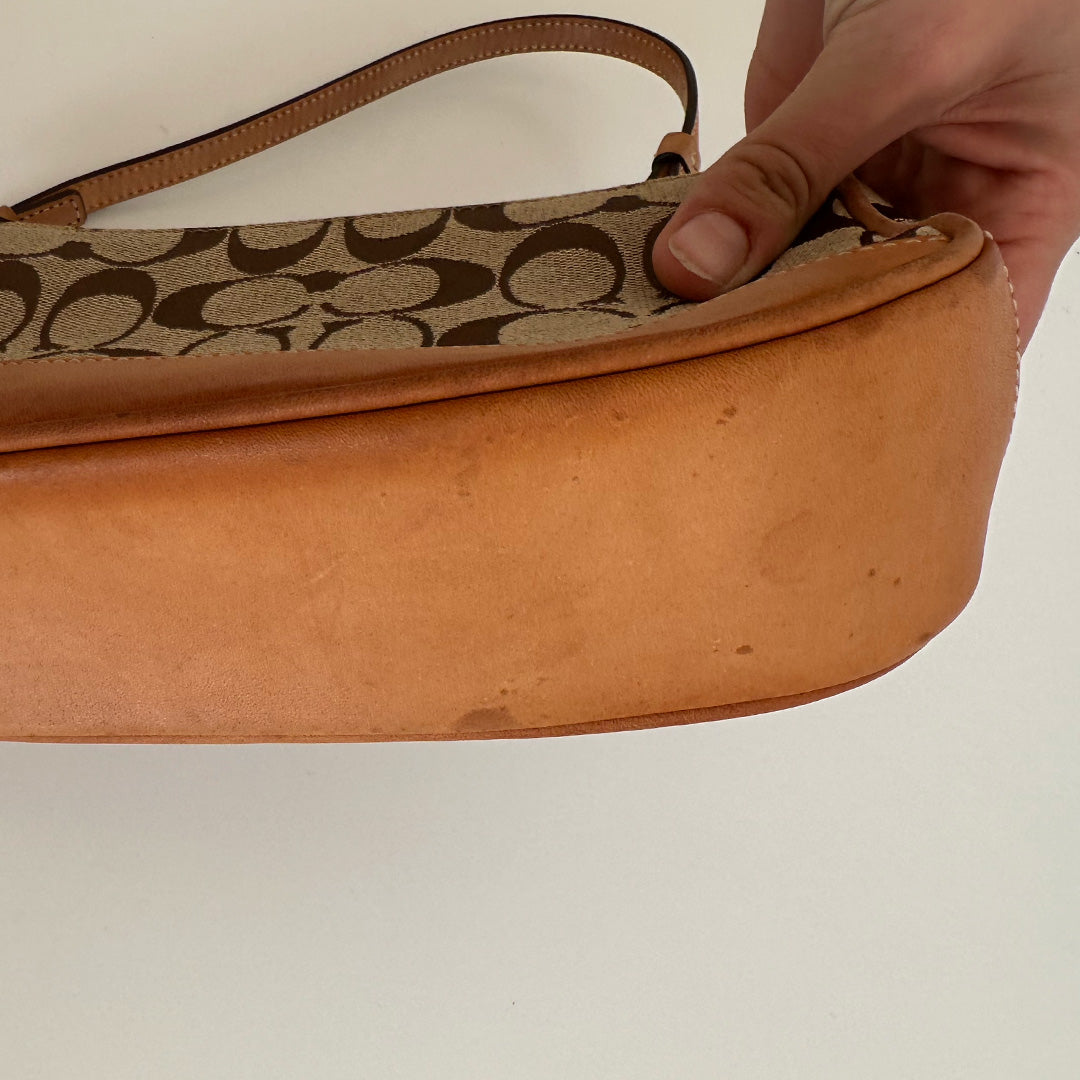 Coach Monogram Shoulder Bag