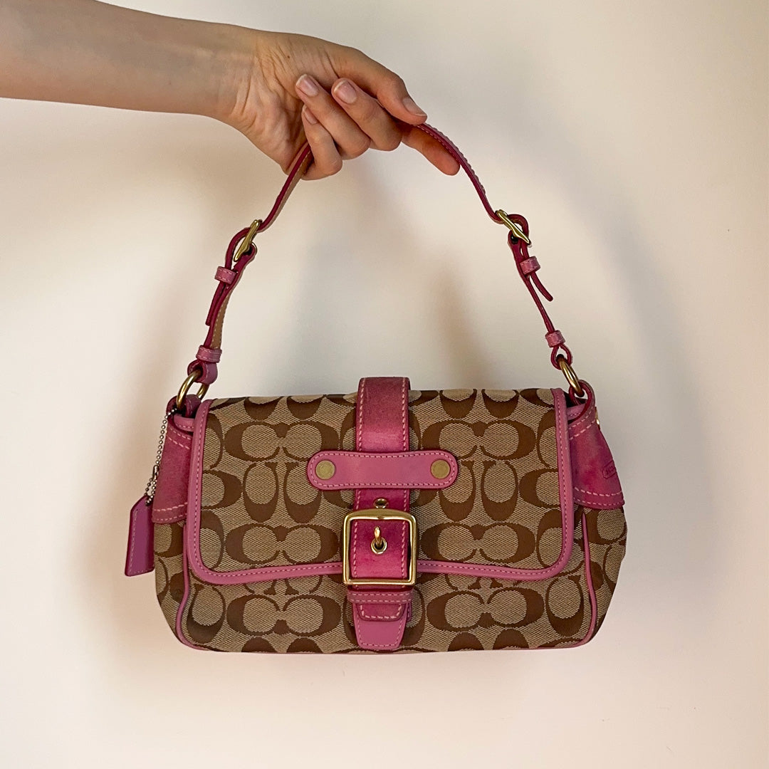 Coach Monogram Shoulder Bag