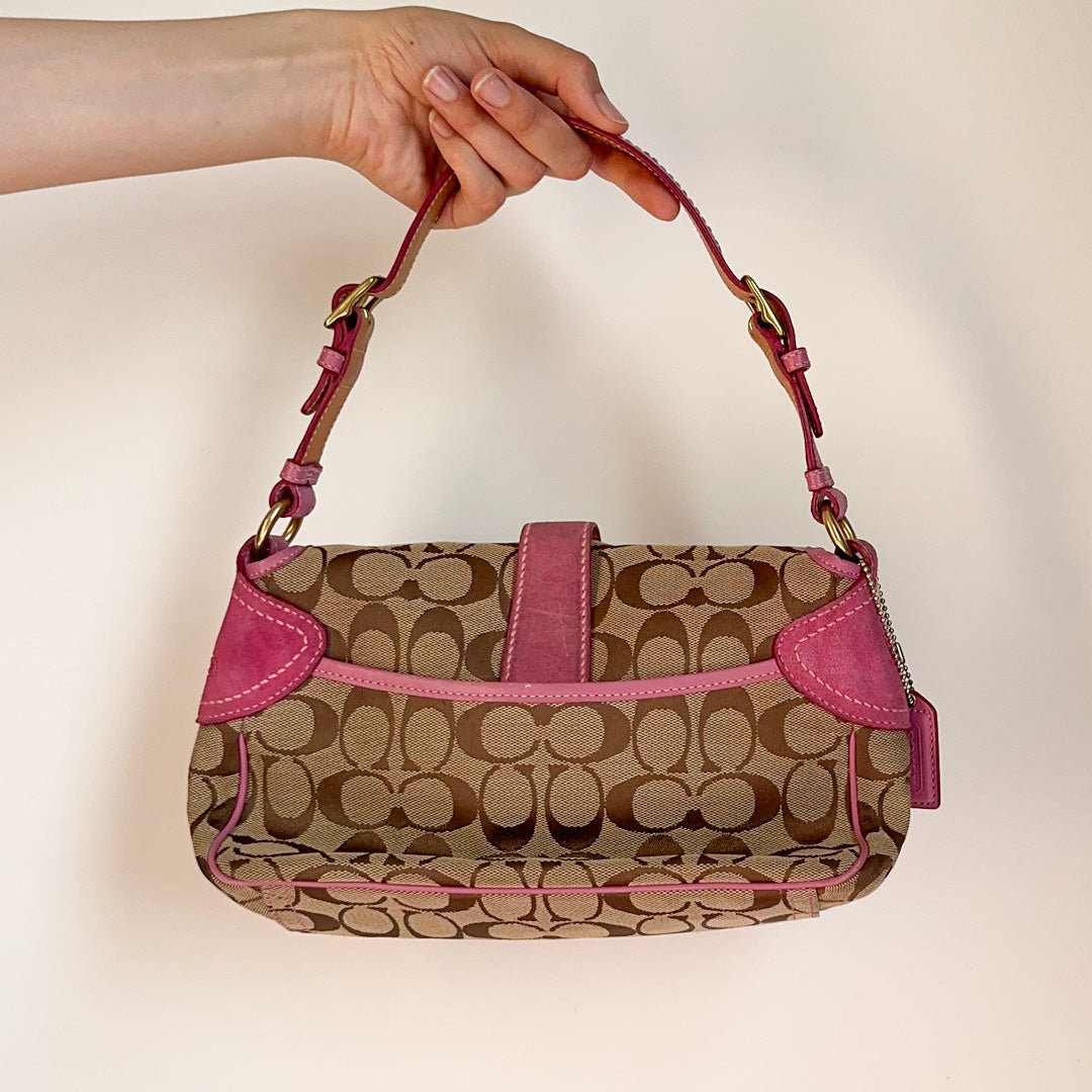 Coach Monogram Shoulder Bag