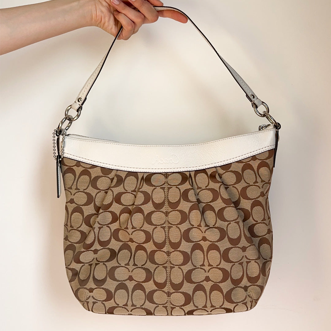 Coach Monogram Shoulder Bag