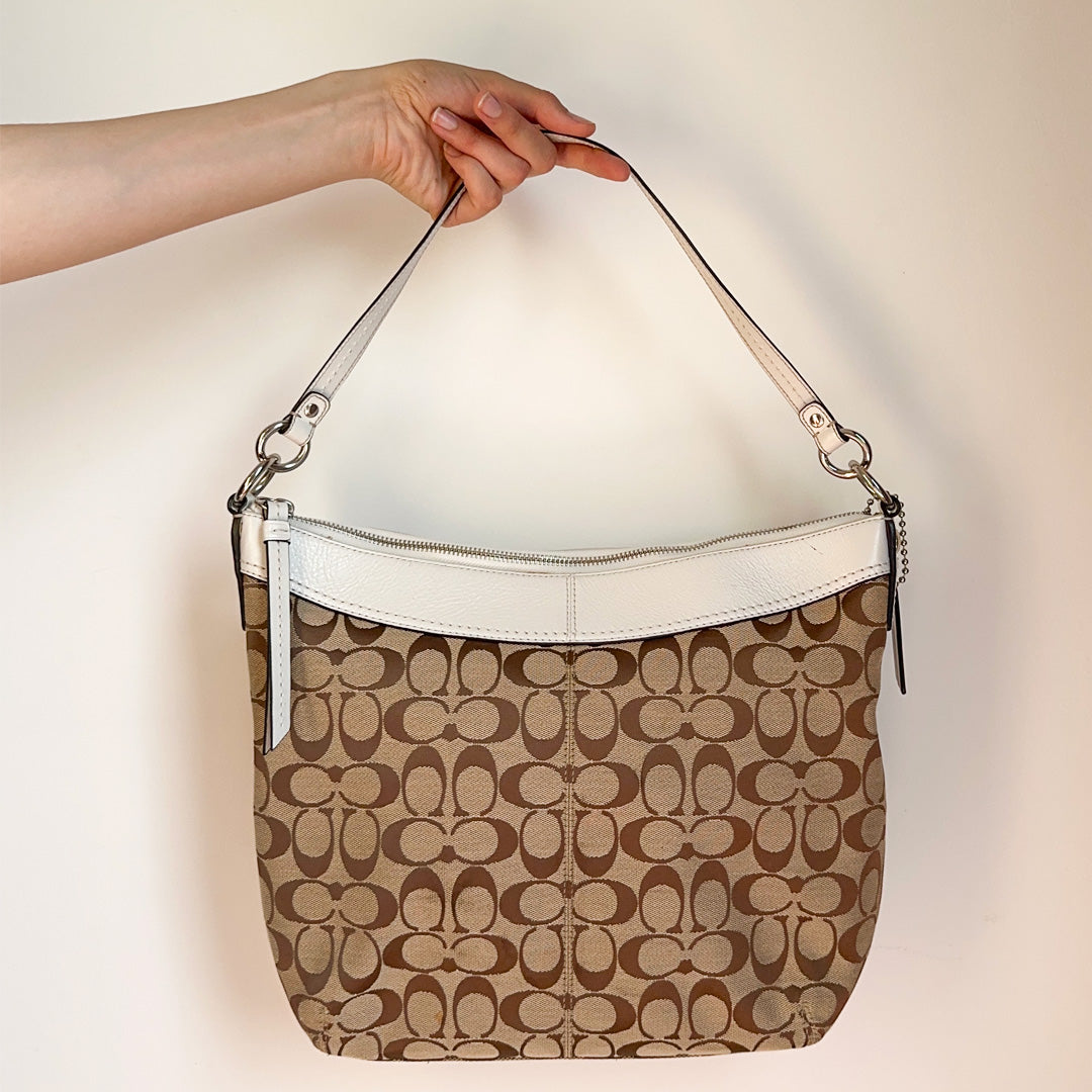 Coach Monogram Shoulder Bag