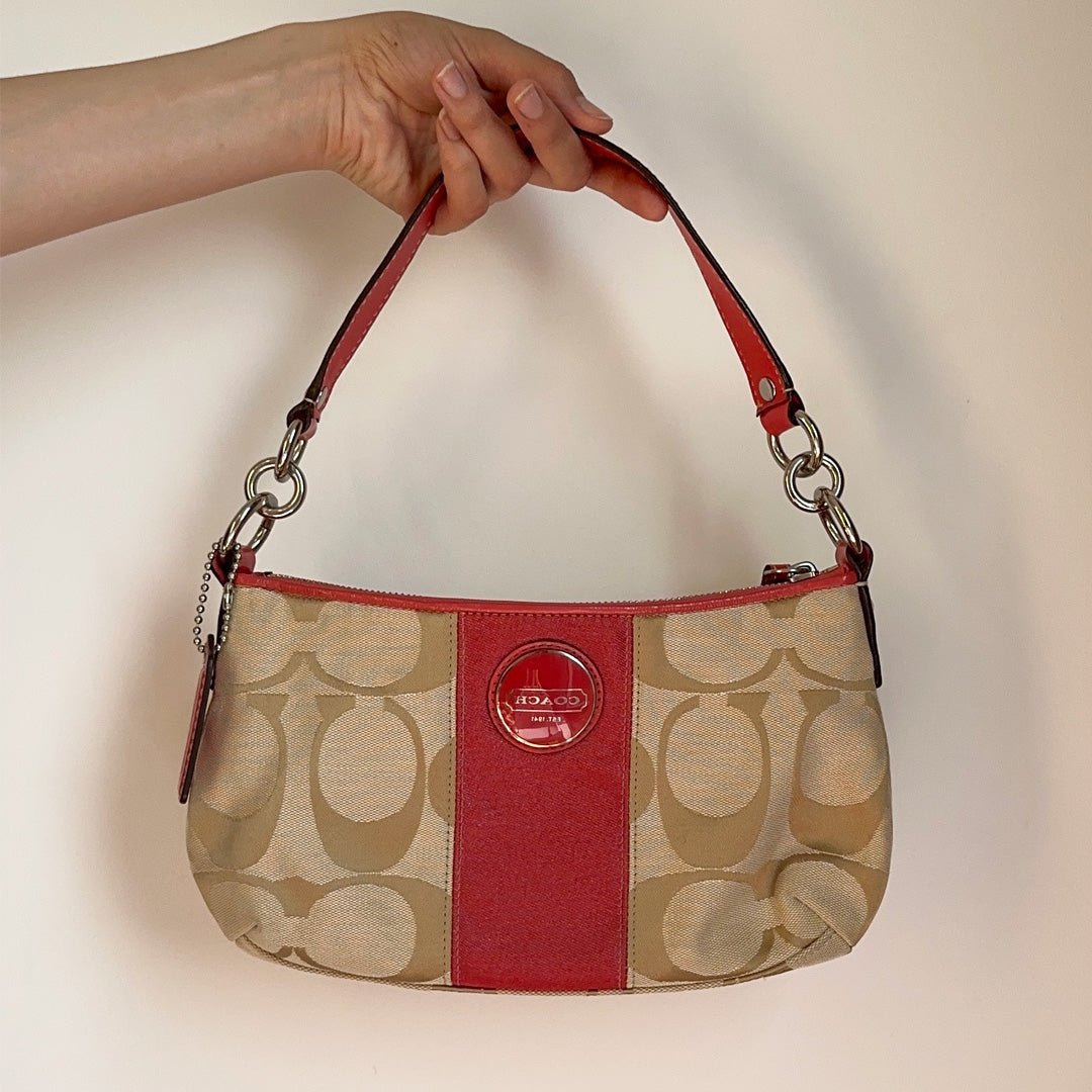 Coach Monogram Shoulder Bag