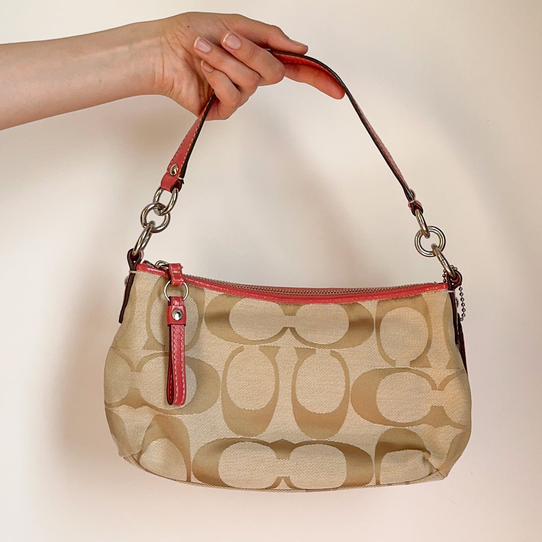 Coach Monogram Shoulder Bag