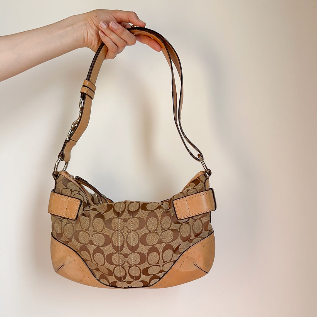 Coach Monogram Shoulder Bag