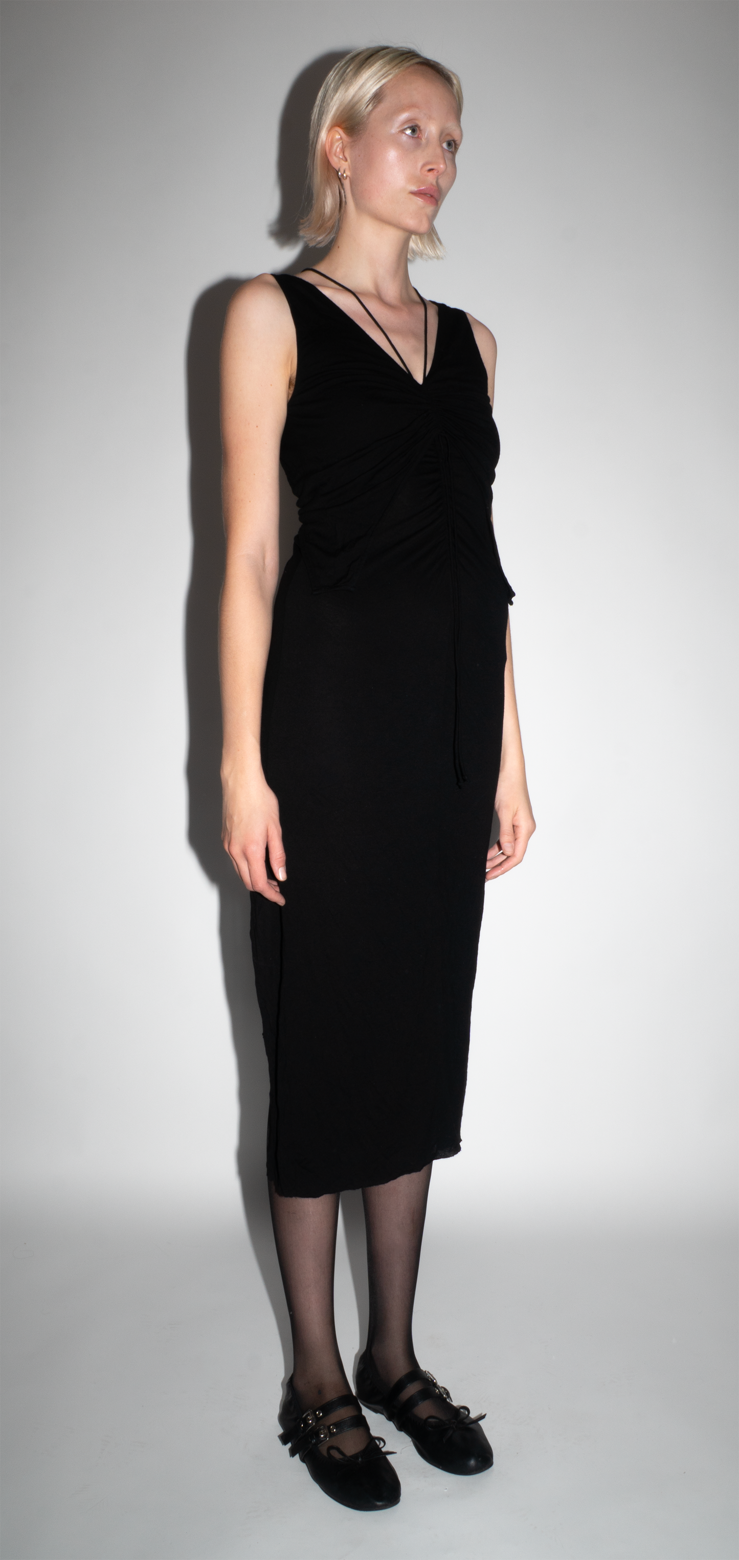 Helmut Lang Black Long Dress