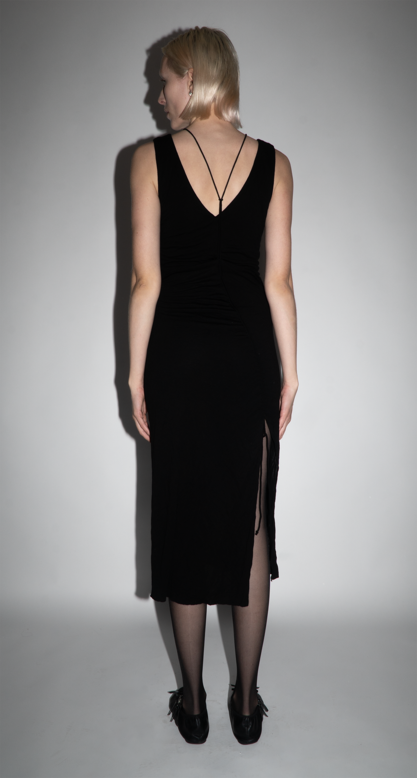 Helmut Lang Black Long Dress