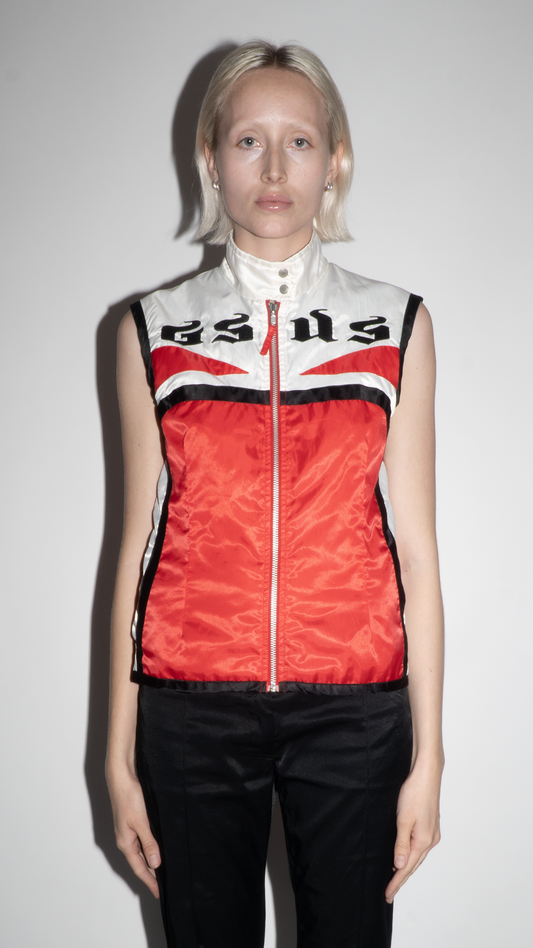 Gsus Industries Zip Up Biker Style Vest