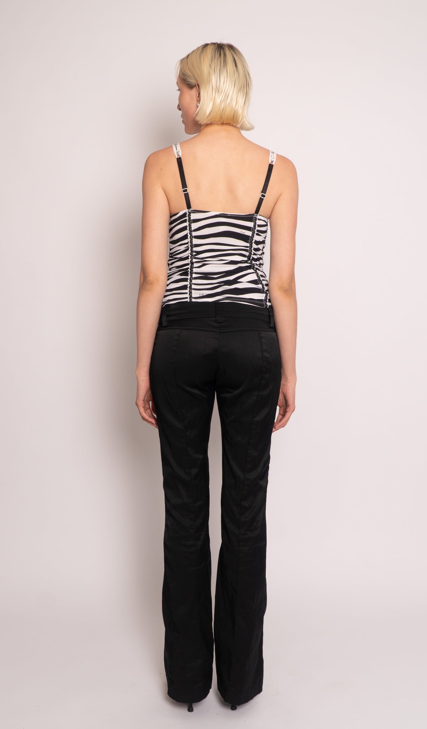 Miss Sixty Black Satin Trouser
