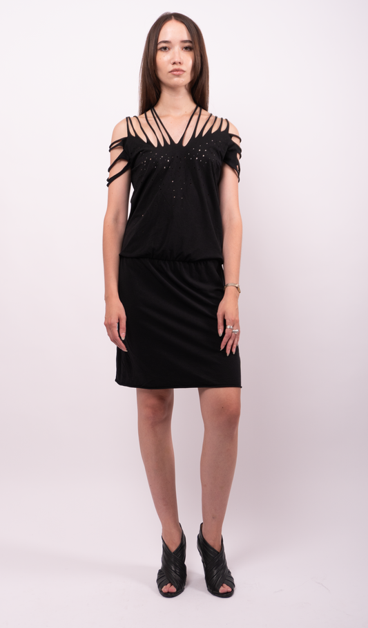 Cop Copine Distressed T-Shirt Dress
