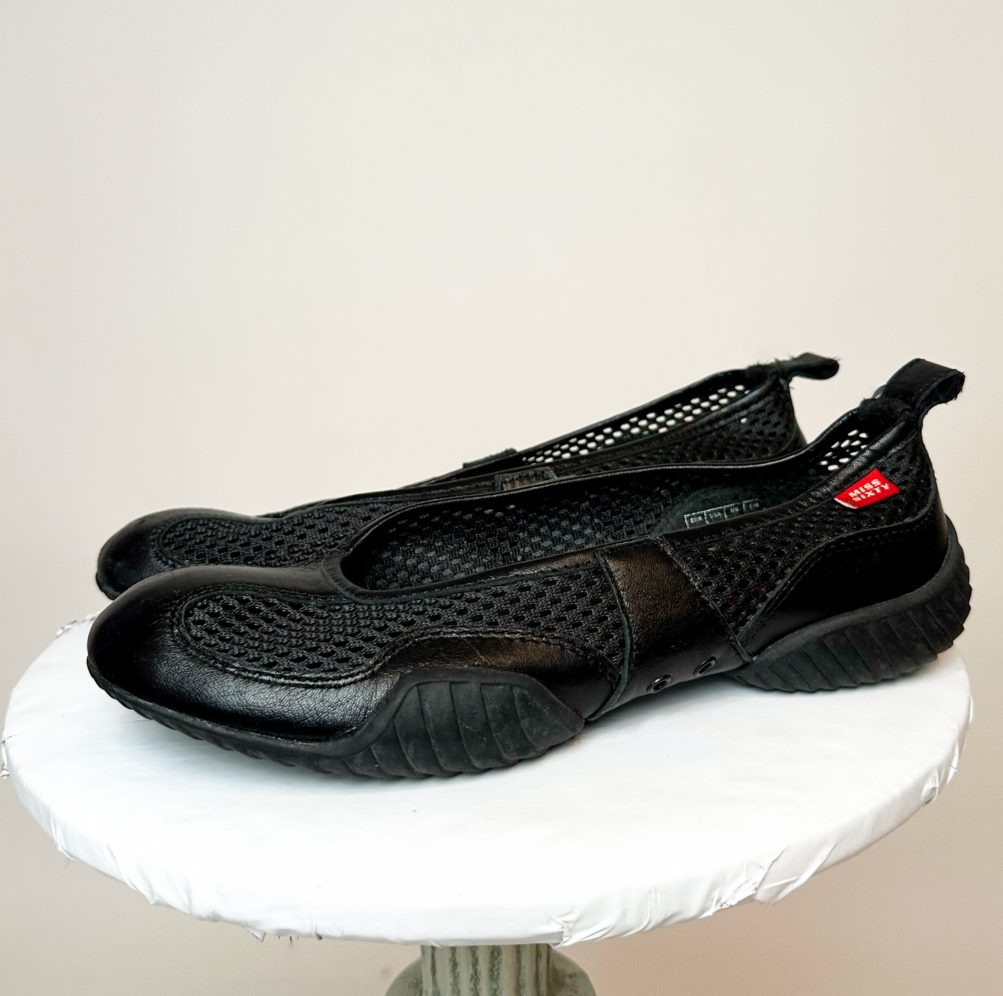 Miss Sixty Black Ballerina Shoes